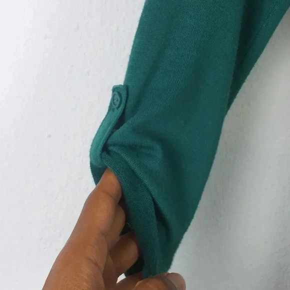 Anthro🌺Little Yellow Button Tunic layered Top(XS) - Picture 5 of 7